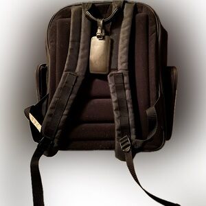Black Men's Backpack!  Fits 17” laptops!  4-corner padded protection!